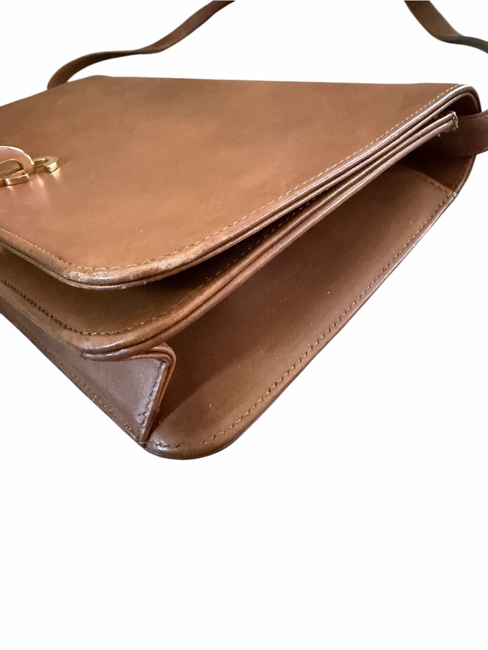 Rare Vintage 1970’s Dior Leather Shoulder Bag - Picture 12 of 15